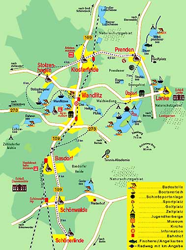 Freizeit-Karte Amt Wandlitz