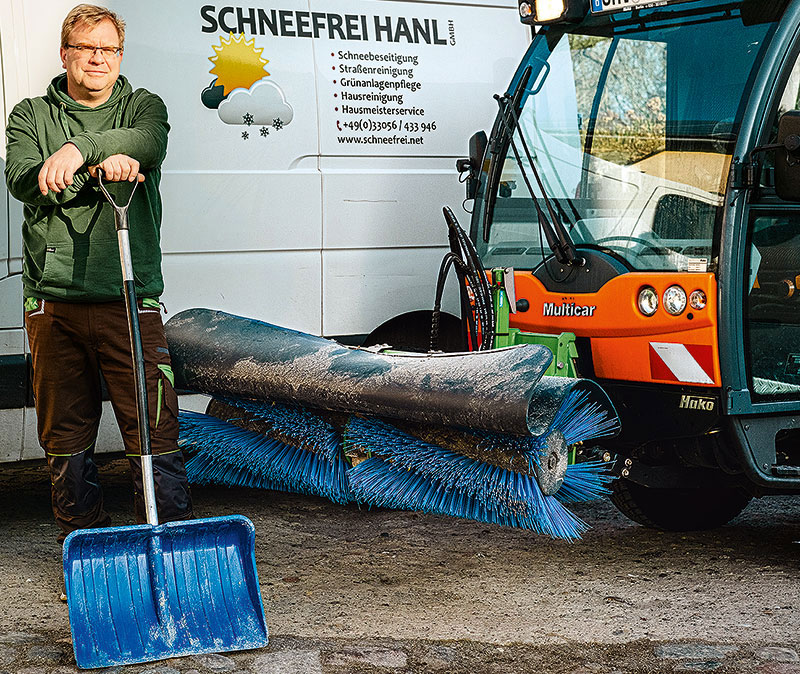 Foto von Ronny Eisermann von der Firma Schneefrei Hanl GmbH