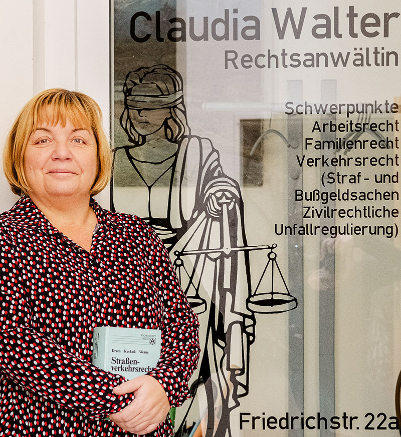 Foto von Claudia Walter von der Firma Rechtsanwältin Claudia Walter