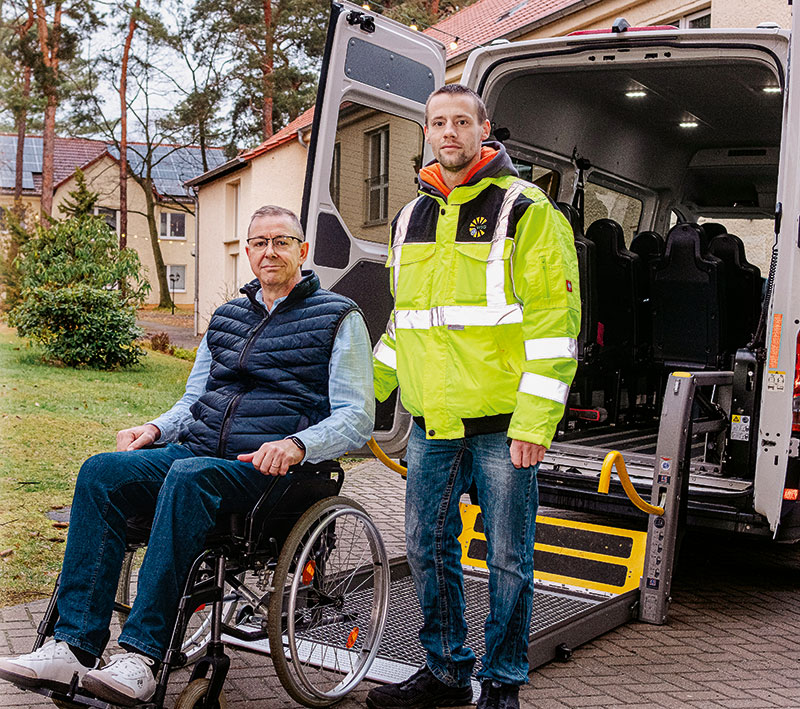 Foto von Jens Zarske und Wolfgang Luplow von der Firma WSG Wildauer Service GmbH