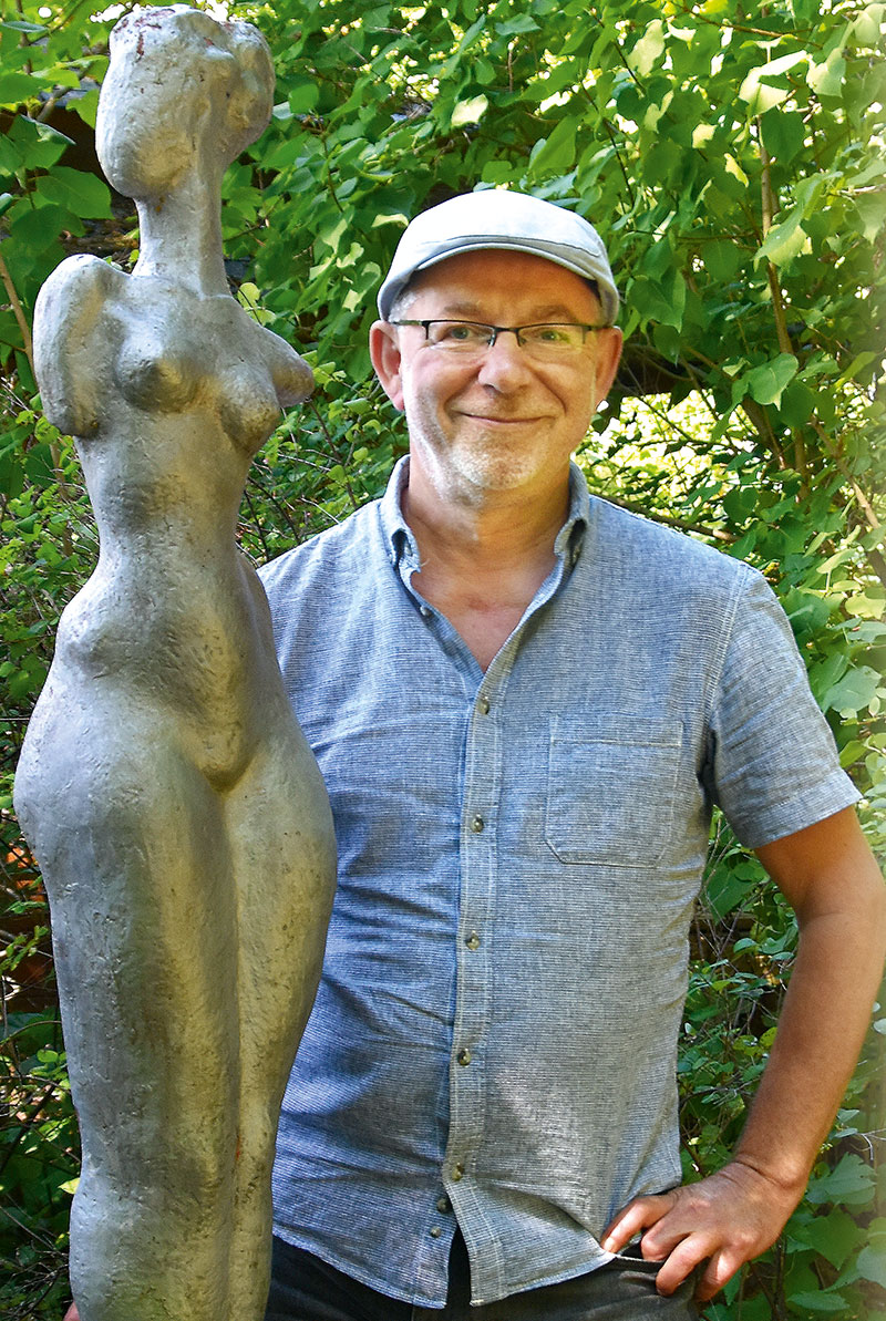 Foto von Frank Linke, Skulpturenkünstler, Rahnsdorf