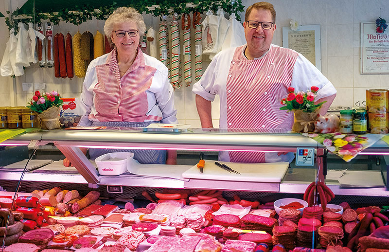 Foto von Markus Geduhn und Martin Geduhn von der Firma Landfleischerei Geduhn; Basdorf